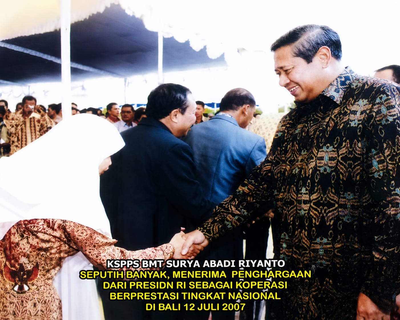Penghargaan Koperasi Berprestasi Tingkat Nasional Tahun 2007